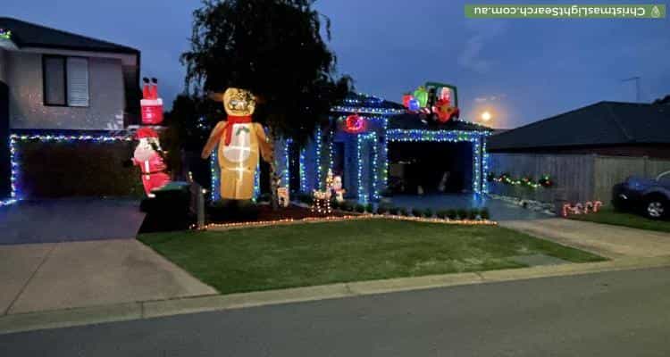 Christmas Light display at  Florence Street, Mount Martha