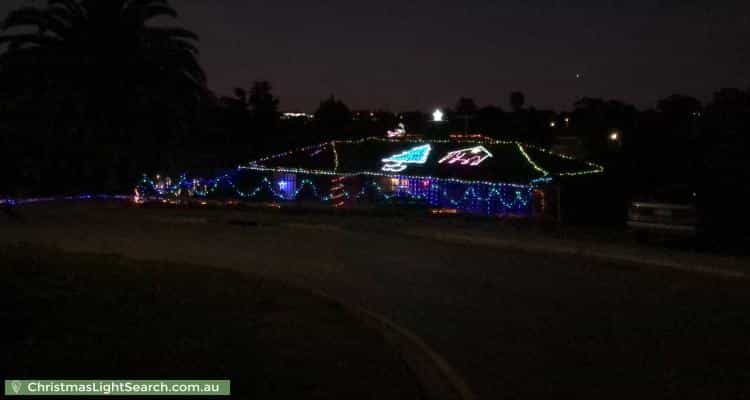 Christmas Light display at 22 McIlwaine Crescent, Noarlunga Downs