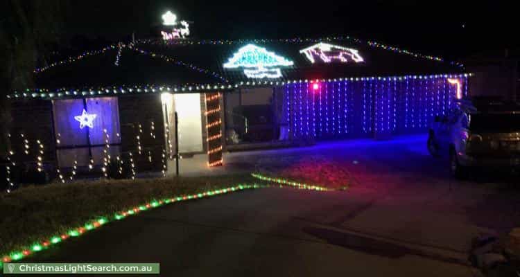 Christmas Light display at 22 McIlwaine Crescent, Noarlunga Downs