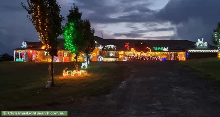 Christmas Light display at 610 North Road, Pearcedale