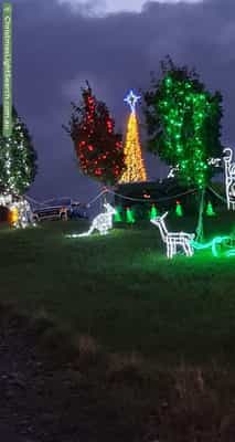 Christmas Light display at 610 North Road, Pearcedale