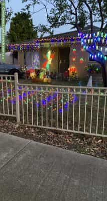 Christmas Light display at 28 Yarrinup Avenue, Chadstone