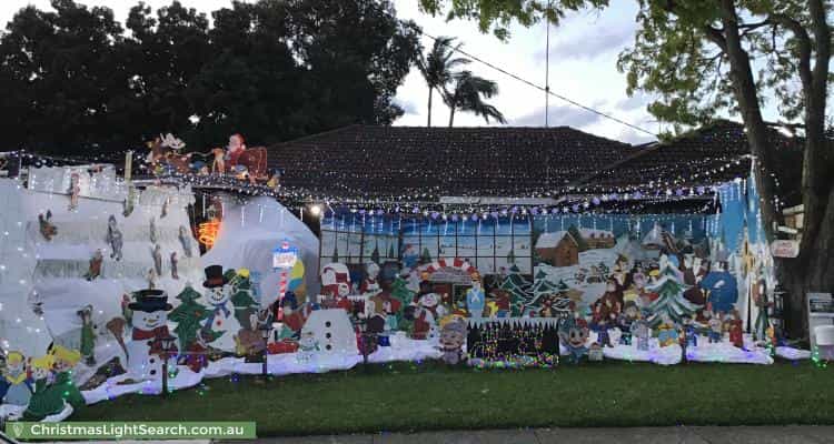 Christmas Light display at 5 Caledonian Avenue, Winston Hills