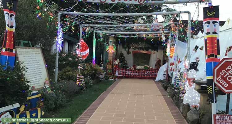 Christmas Light display at 5 Caledonian Avenue, Winston Hills