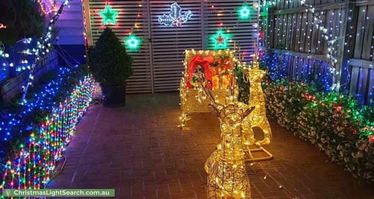 Christmas Light display at 71 Heywood Street, Ringwood
