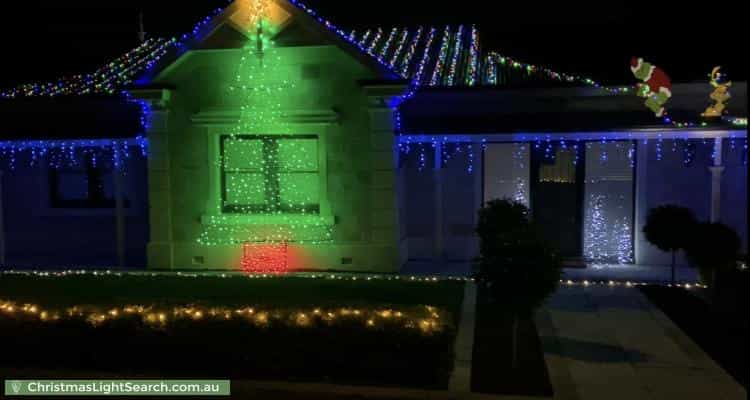 Christmas Light display at 3 Hill Road, Eden Hills