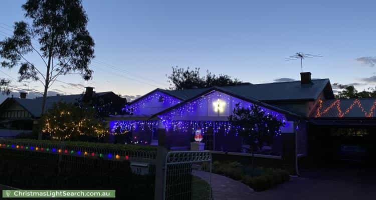 Christmas Light display at 10 Broadway, Colonel Light Gardens