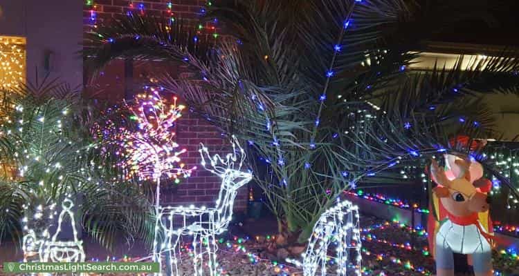 Christmas Light display at 36 Whitebark Street, Wollert