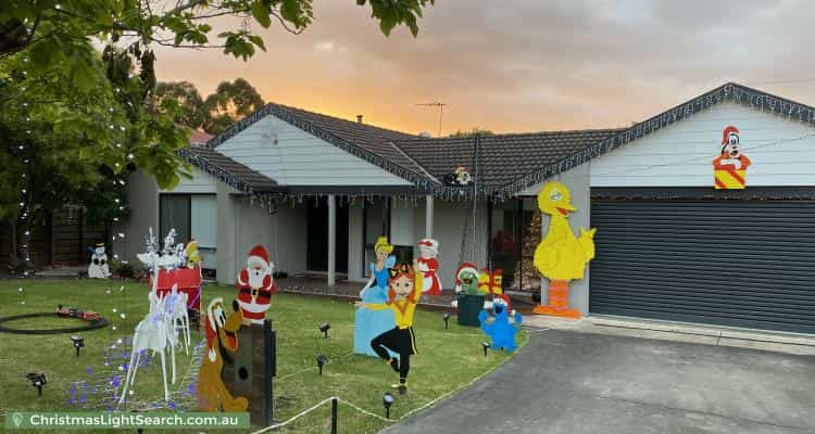 Christmas Light display at 8 Alfred Close, Traralgon