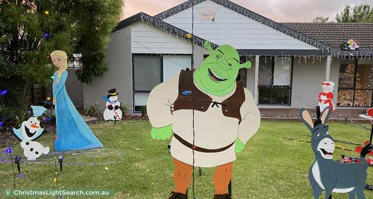 Christmas Light display at 8 Alfred Close, Traralgon