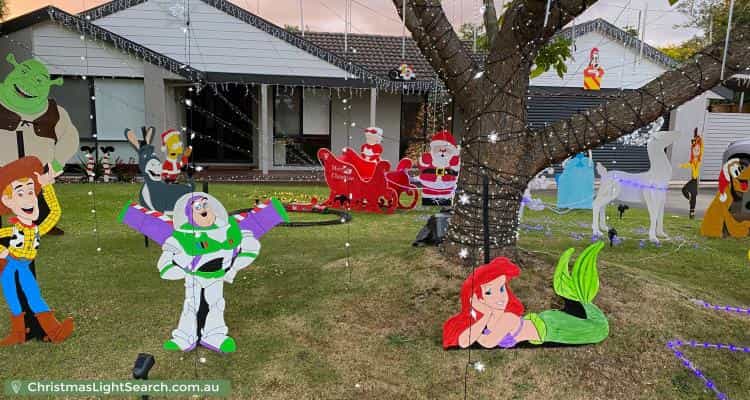 Christmas Light display at 8 Alfred Close, Traralgon