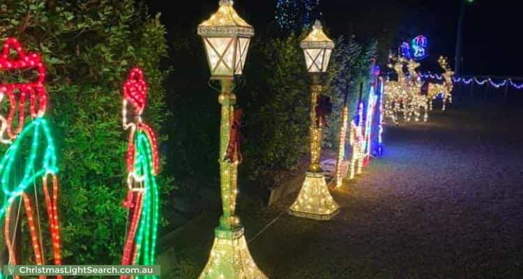 Christmas Light display at 85 Osborne Drive, Burpengary