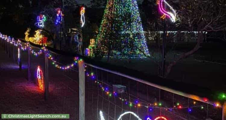 Christmas Light display at 85 Osborne Drive, Burpengary