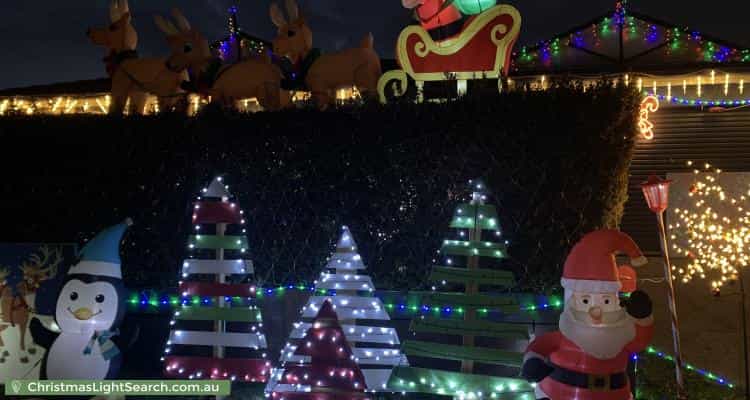 Christmas Light display at 17 Nyarrin Place, Cranbourne West