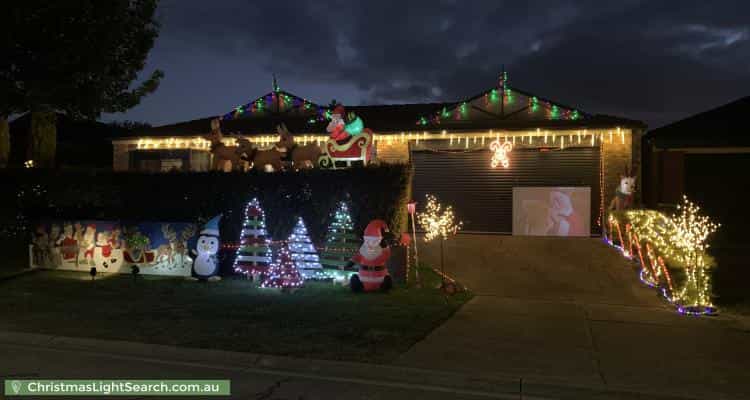 Christmas Light display at 17 Nyarrin Place, Cranbourne West