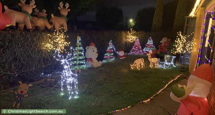 Christmas Light display at 17 Nyarrin Place, Cranbourne West