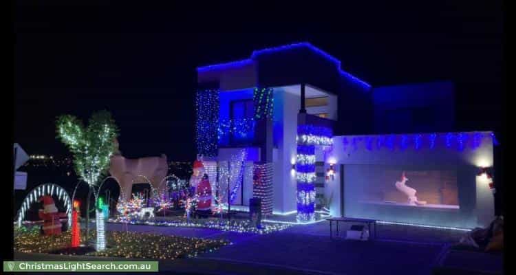 Christmas Light display at  Stratton Road, Oran Park