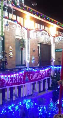 Christmas Light display at 17 Verbena Avenue, The Basin