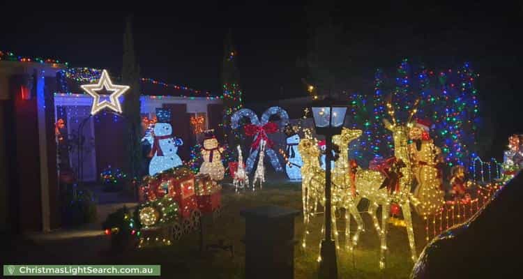 Christmas Light display at 25 Glenaire Crescent, Cranbourne West