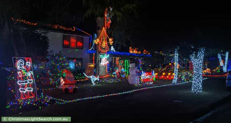 Christmas Light display at  Hordern Road, Mount Evelyn