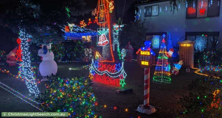 Christmas Light display at  Hordern Road, Mount Evelyn
