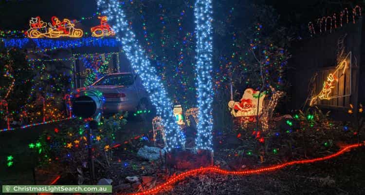 Christmas Light display at  Hordern Road, Mount Evelyn