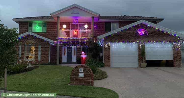 Christmas Light display at 4 Bellinger Close, Wallsend