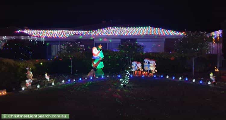 Christmas Light display at 3 Jenkins Court, Craigmore