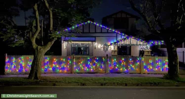 Christmas Light display at  Malvern Avenue, Malvern