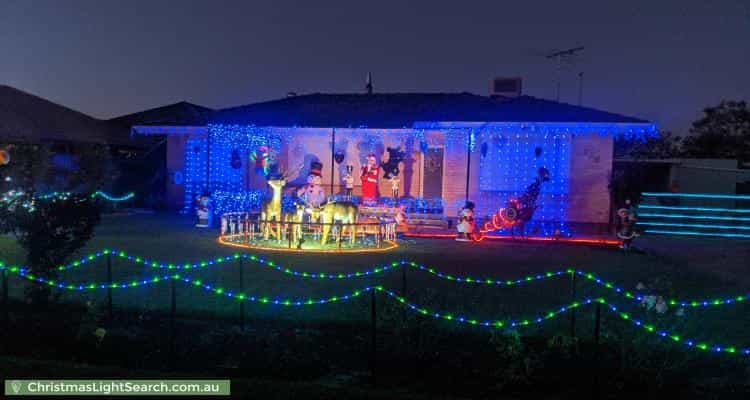 Christmas Light display at 160 Victoria Road, Dayton