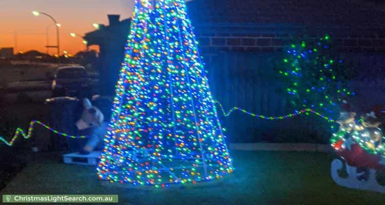 Christmas Light display at 160 Victoria Road, Dayton