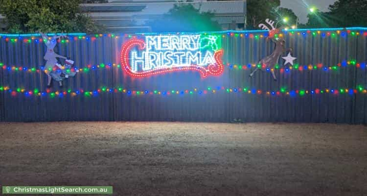 Christmas Light display at 160 Victoria Road, Dayton