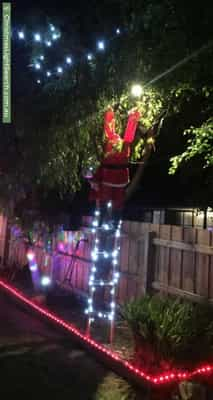 Christmas Light display at 6 Rollings Close, Rosebud