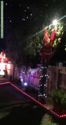 Christmas Light display at 6 Rollings Close, Rosebud