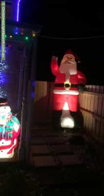 Christmas Light display at 6 Rollings Close, Rosebud