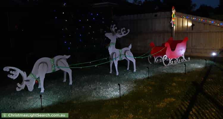 Christmas Light display at 25 Kathryn Road, Knoxfield