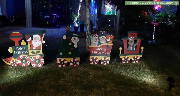 Christmas Light display at 25 Kathryn Road, Knoxfield