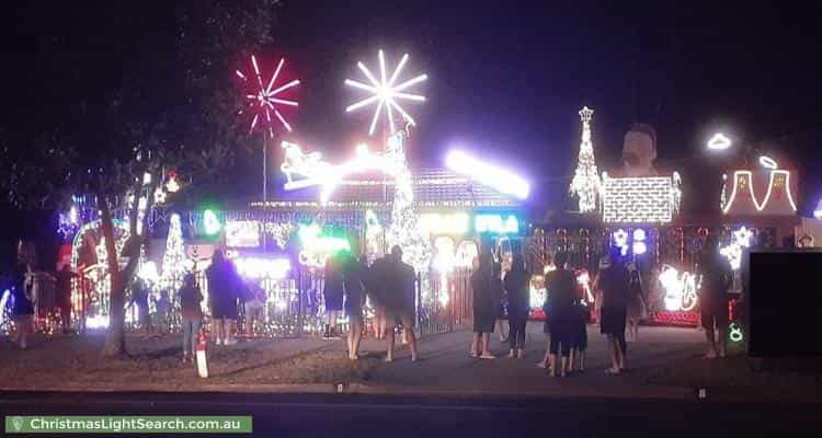 Christmas Light display at  Marshall Street, West Wodonga