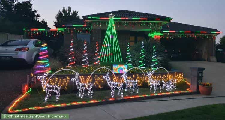 Christmas Light display at 27 Nubrena Drive, Strathfieldsaye