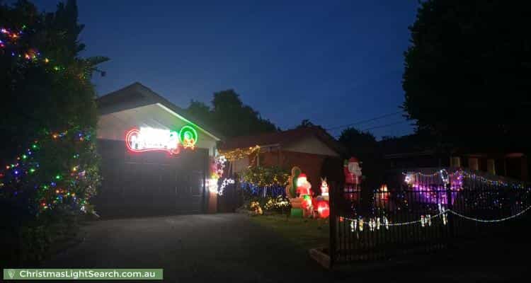 Christmas Light display at 17 Torresdale Drive, Boronia