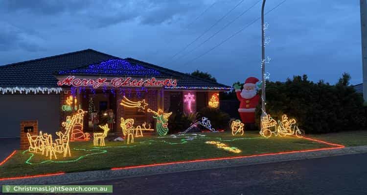 Christmas Light display at 17 Butler Street, Gregory Hills