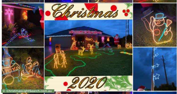 Christmas Light display at 17 Butler Street, Gregory Hills