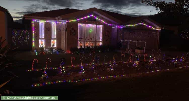 Christmas Light display at  Mission Street, Amaroo