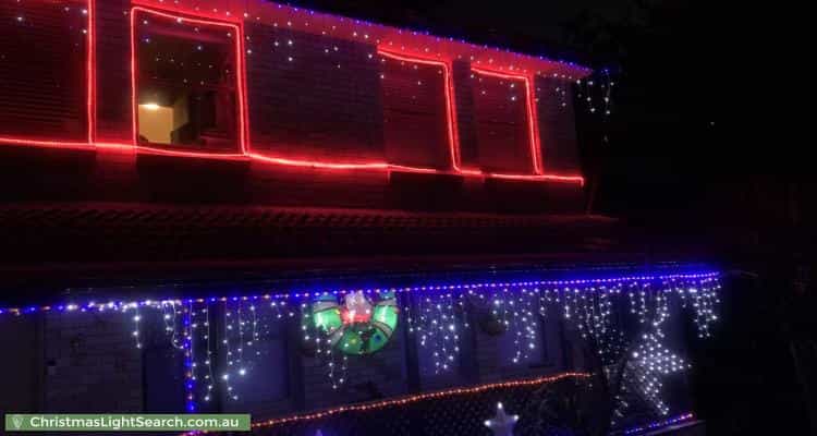 Christmas Light display at 41 Towradgi Street, Narraweena