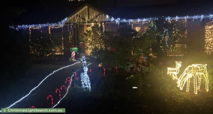 Christmas Light display at 50 Gertonia Avenue, Boronia