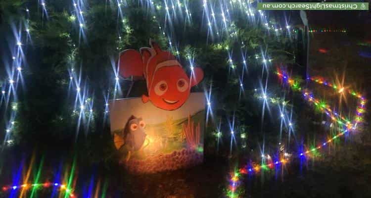 Christmas Light display at 18 Hoysted Avenue, Cranbourne North