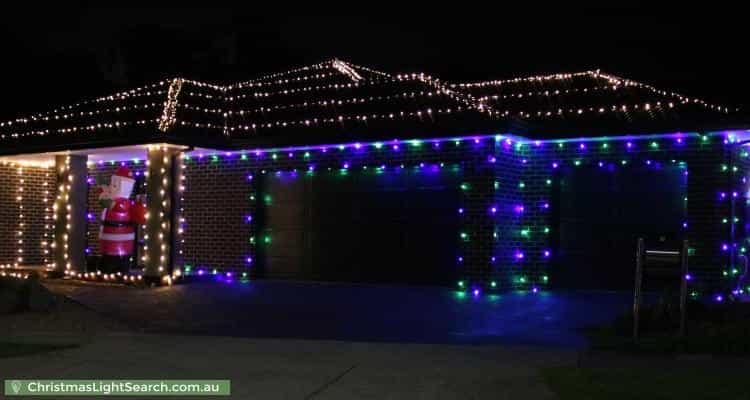 Christmas Light display at 1 Culverden Rise, Doreen
