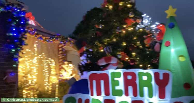 Christmas Light display at 86 Bethany Road, Hoppers Crossing