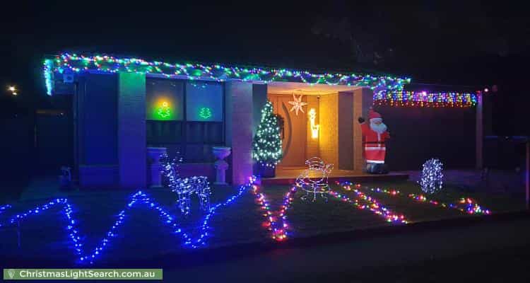 Christmas Light display at 7 Atkinson Close, Point Cook