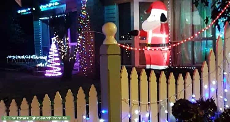 Christmas Light display at 21 Hoffmans Road, Essendon West